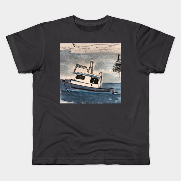 Sea beaver Kids T-Shirt by Jaketerio1